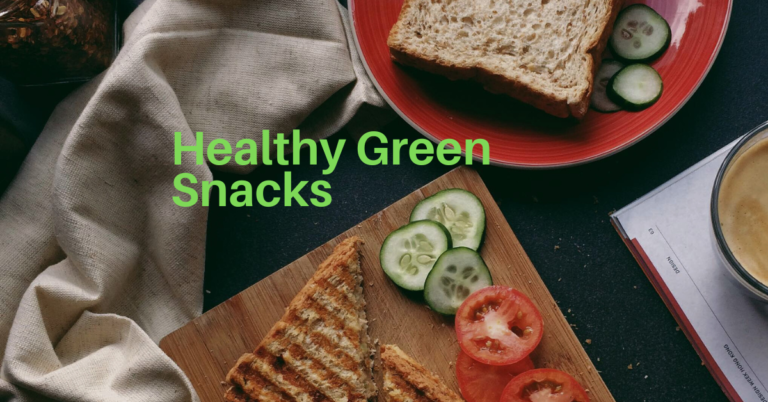 Healthy Green Snacks: 3 Quick Snacks Recipes