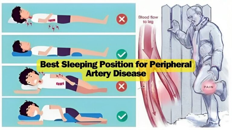 Best Sleeping Position for Peripheral Artery Disease- [Comfortable]